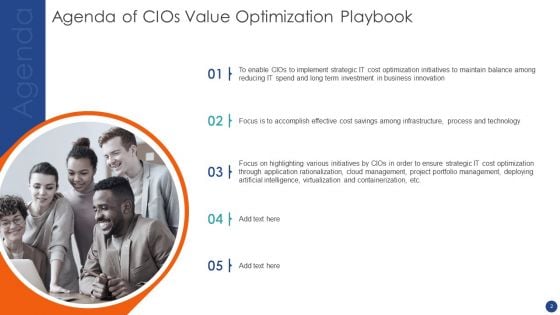 Cios Value Optimization Playbook Ppt PowerPoint Presentation Complete Deck With Slides