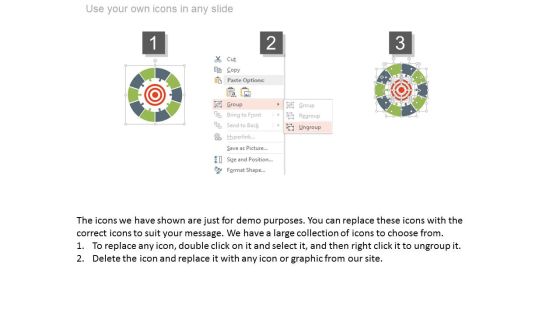 Circle Arrow Charts For Goal Planning Powerpoint Slides Slide04
