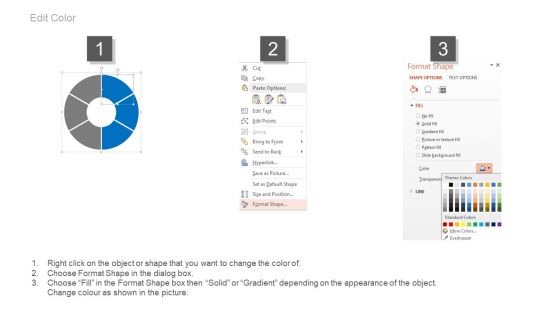 Circle Chart With Business Icons PowerPoint Slides