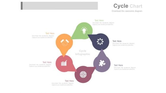 Circle Chart With Business Planning Icons Powerpoint Slides