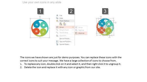 Circle Chart With Educational Icons Powerpoint Template