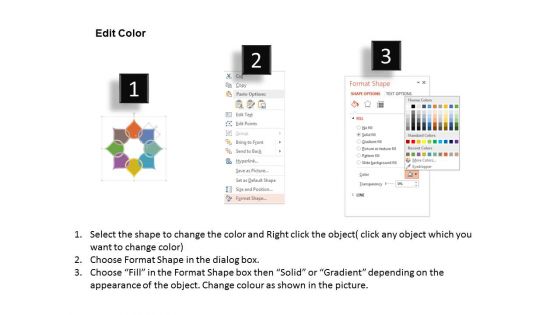 Circle Diagram Of Eight Steps With Icons Powerpoint Template