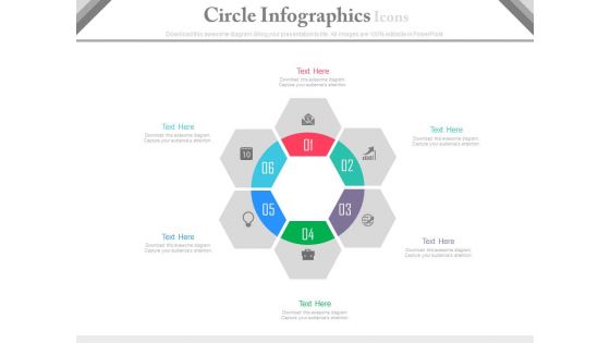 Circle Infographics Developing A Marketing Strategy Powerpoint Template