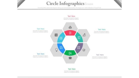 Circle Infographics Developing A Marketing Strategy Powerpoint Template