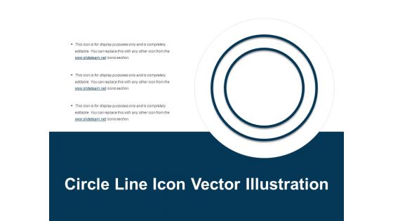 Circle Line Icon Vector Illustration Ppt PowerPoint Presentation Icon Diagrams PDF