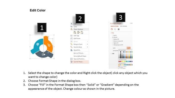 Circle Of Business Icons And Process Powerpoint Templates