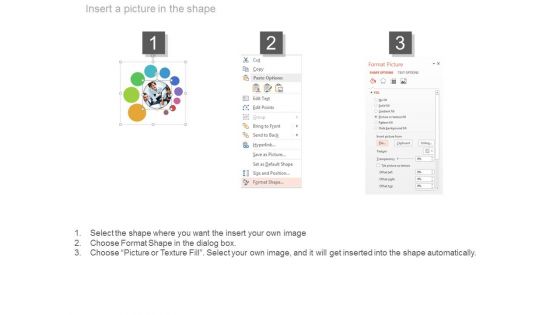 Circle Of Ten Steps For Teamwork Powerpoint Slides