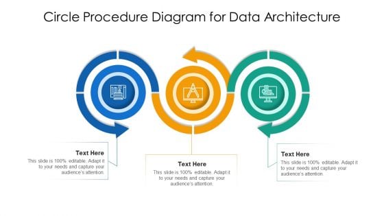 Circle Procedure Diagram For Data Architecture Ppt Infographic Template Deck PDF