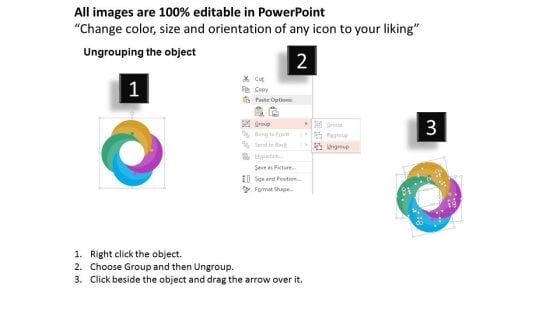 Circle Process Diagram With Icons Powerpoint Templates