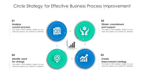 Circle Strategy For Effective Business Process Improvement Ppt PowerPoint Presentation Slides PDF