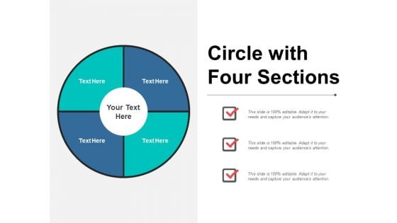 Circle With Four Sections Ppt PowerPoint Presentation Infographics Slides Circle With Four Sections Ppt PowerPoint Presentation Infographics Slides
