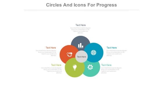 Circles And Icons For Marketing Planning Process Powerpoint Template