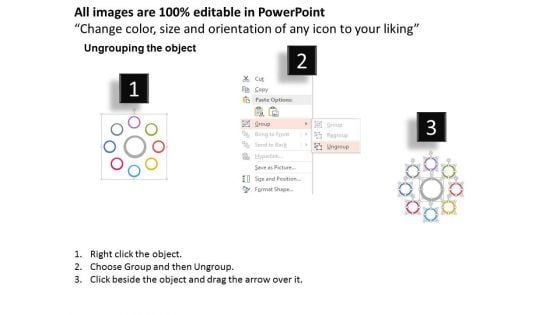 Circles Of Soicial Media And Technology Icons Powerpoint Template