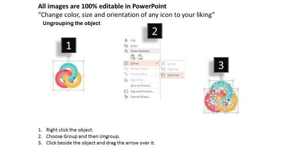 Circles With Business Deal Financial Strategy Icons Powerpoint Templates