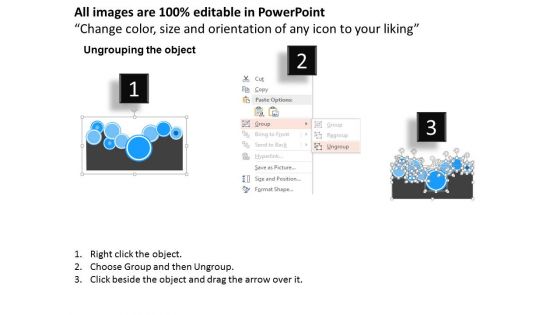 Circles With Social Media Communication Icons Powerpoint Templates