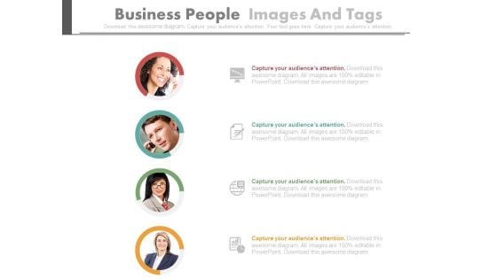 Circles With Team Photos Powerpoint Slides Circles With Team Photos Powerpoint Slides