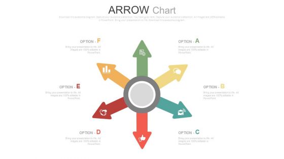 Circular Arrows Design With Icons For Business Powerpoint Slides