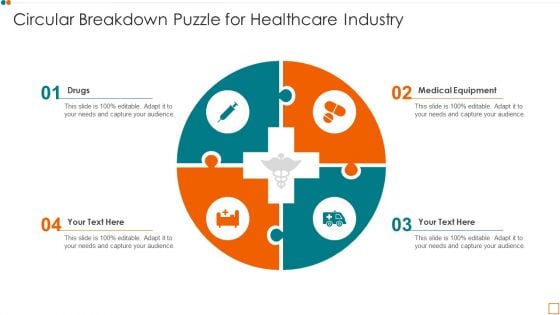 Circular Breakdown Puzzle For Healthcare Industry Information PDF Circular Breakdown Puzzle For Healthcare Industry Information PDF