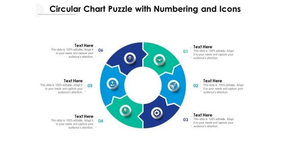 Circular Chart Puzzle With Numbering And Icons Ppt PowerPoint Presentation File Topics PDF