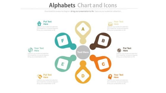 Circular Chart With Icons For Value Chain Powerpoint Template