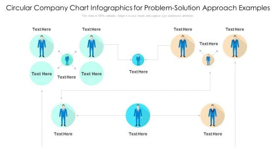 Circular Company Chart Infographics For Problem Solution Approach Examples Ppt PowerPoint Presentation File Visual Aids PDF