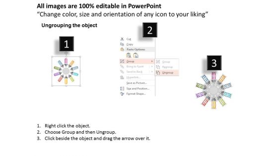 Circular Diagram Of Cfl Bulbs Powerpoint Templates