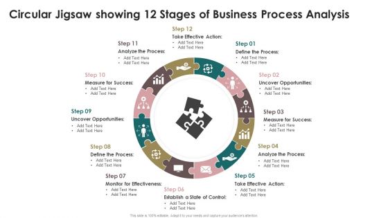 Circular Jigsaw Showing 12 Stages Of Business Process Analysis Guidelines PDF Circular Jigsaw Showing 12 Stages Of Business Process Analysis Guidelines PDF