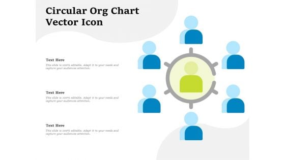 Circular Org Chart Vector Icon Ppt PowerPoint Presentation Summary Rules