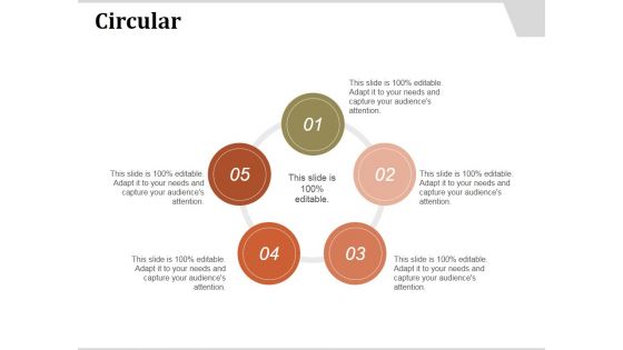 Circular Ppt PowerPoint Presentation File Master Slide