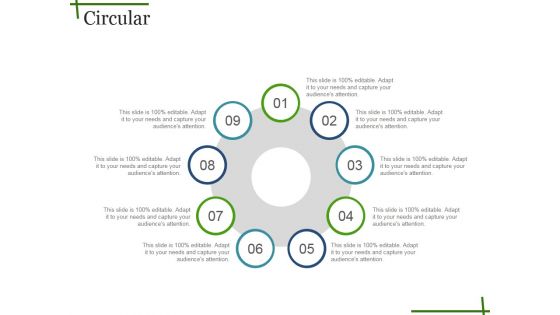 Circular Ppt PowerPoint Presentation Model Graphics Tutorials