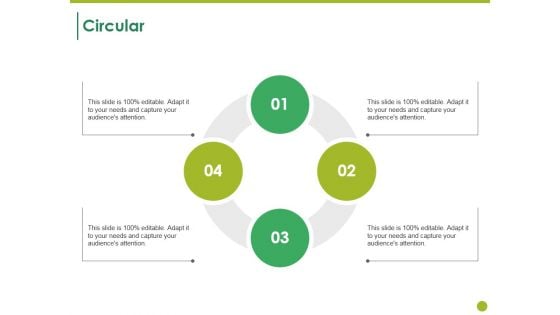 Circular Ppt PowerPoint Presentation Portfolio Slideshow