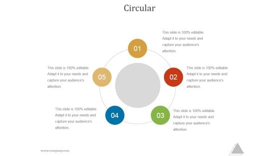 Circular Ppt PowerPoint Presentation Template