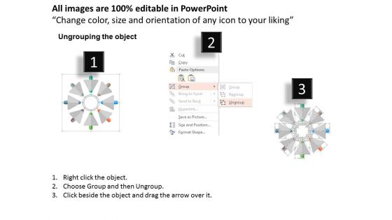 Circular Process Arrows Infographic Diagram Powerpoint Template