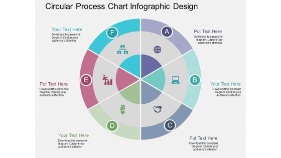 Circular Process Chart Infographic Design Powerpoint Template