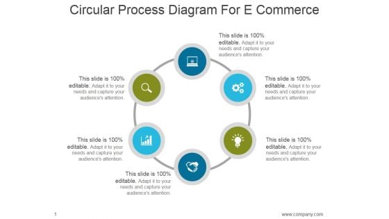 Circular Process Diagram For E Commerce Ppt PowerPoint Presentation Pictures