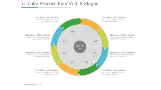 Circular Process Flow With 8 Stages Ppt PowerPoint Presentation Templates