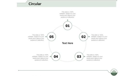 Circular Process Management Ppt Powerpoint Presentation Pictures Shapes
