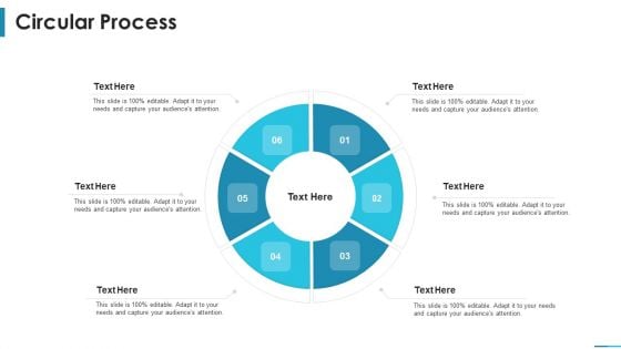 Circular Process Series B Round Venture Funding Ppt Layouts Clipart Images PDF