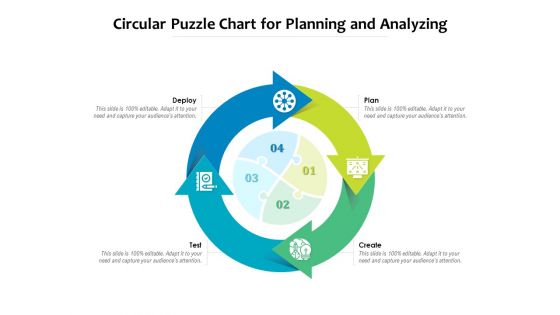 Circular Puzzle Chart For Planning And Analyzing Ppt PowerPoint Presentation Summary Diagrams PDF