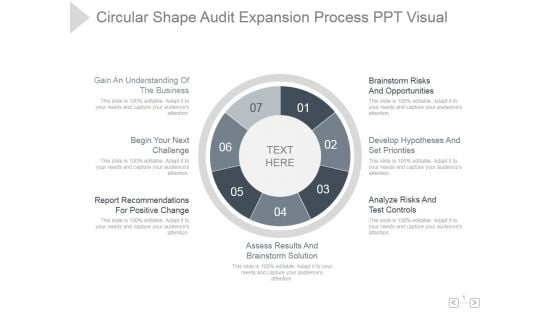 Circular Shape Audit Expansion Process Ppt PowerPoint Presentation Portfolio Circular Shape Audit Expansion Process Ppt PowerPoint Presentation Portfolio
