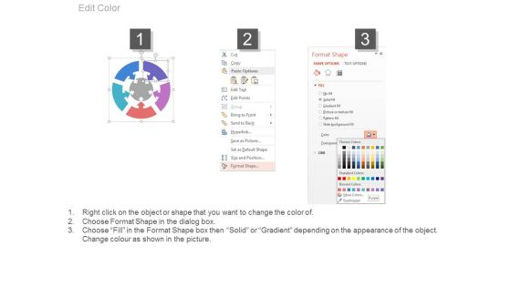 Circular Steps Chart With Financial Icons Powerpoint Slides