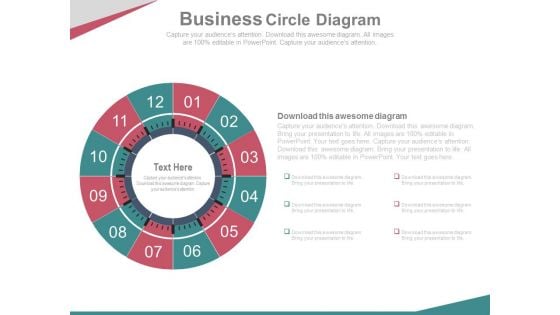 Circular Steps For Market Entry Strategy Powerpoint Slides