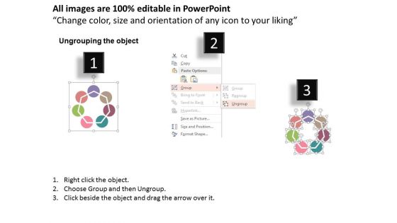 Circular Workflow Diagram With Icons Powerpoint Template