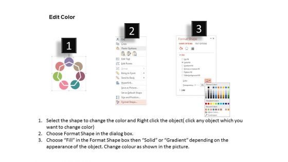 Circular Workflow Diagram With Icons Powerpoint Template