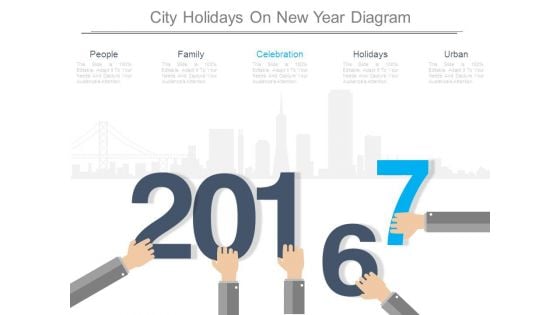 City Holidays On New Year Diagram