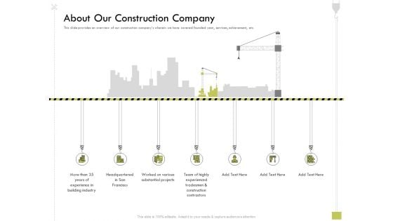 Civil Contractors About Our Construction Company Ppt Infographic Template Images PDF Civil Contractors About Our Construction Company Ppt Infographic Template Images PDF