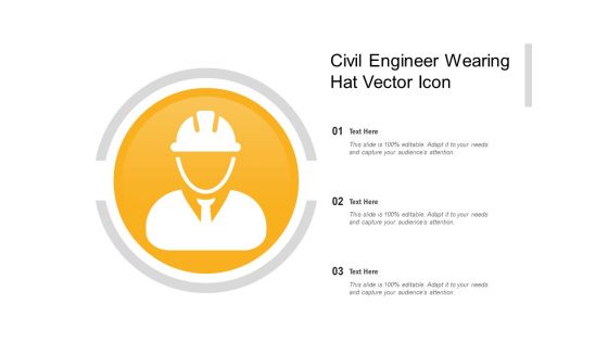 Civil Engineer Wearing Hat Vector Icon Ppt PowerPoint Presentation File Objects PDF