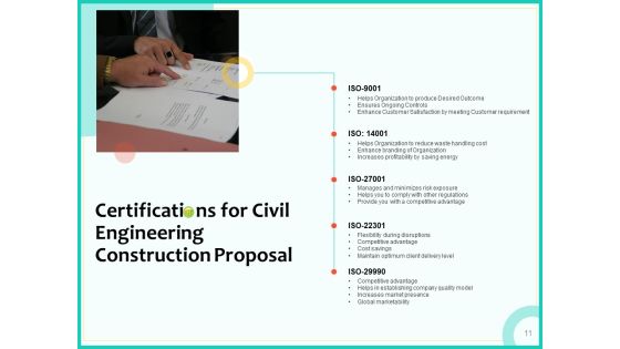 Civil Engineering Consulting Services Proposal For Construction Project Ppt PowerPoint Presentation Complete Deck With Slides Slide11
