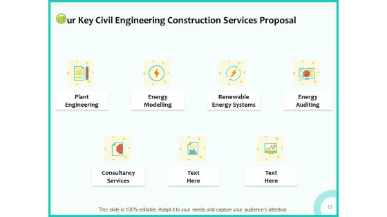 Civil Engineering Consulting Services Proposal For Construction Project Ppt PowerPoint Presentation Complete Deck With Slides Slide12