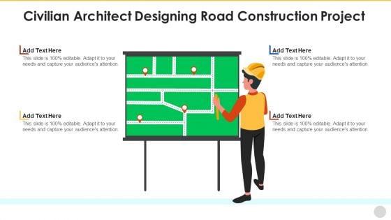 Civilian Architect Designing Road Construction Project Introduction PDF